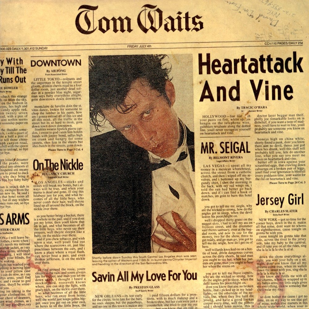 You are currently viewing Godišnjica objavljivanja albuma Heartattack and Vine Toma Waitsa