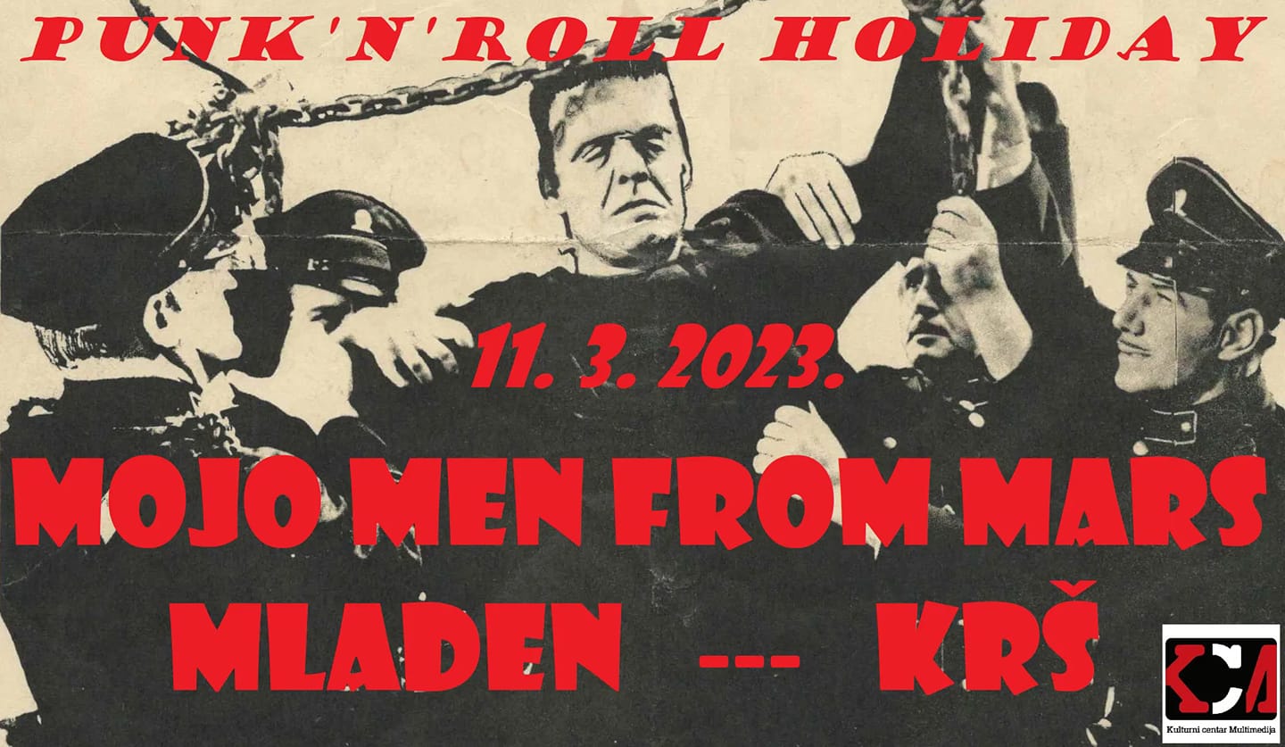 Read more about the article Live at KCM: Mojo Men from Mars + Mladen + Krš