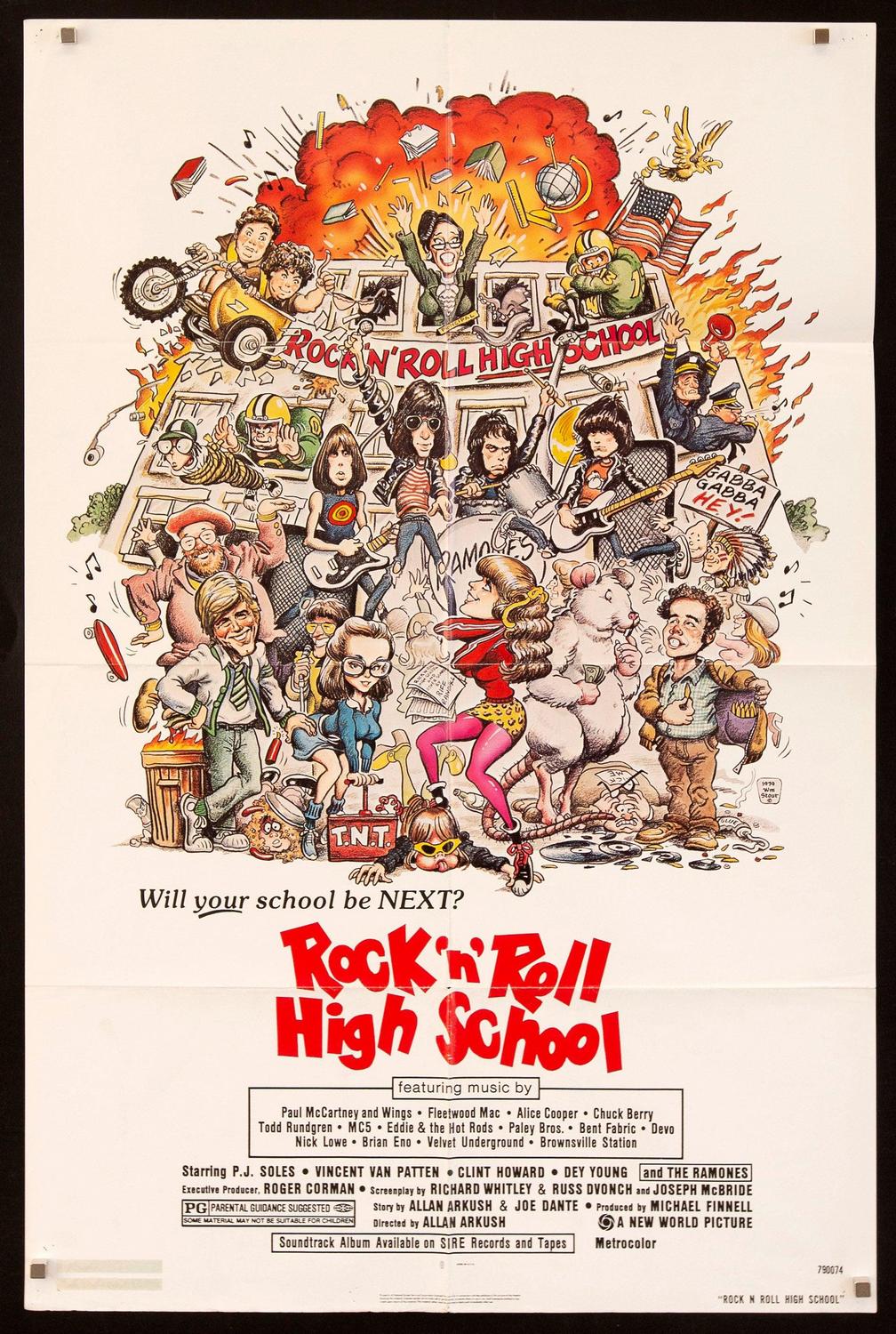 You are currently viewing Godišnjica pretpremijere filma Rock ‘n’ roll High School redatelja Allana Arkusha i Joea Dantea