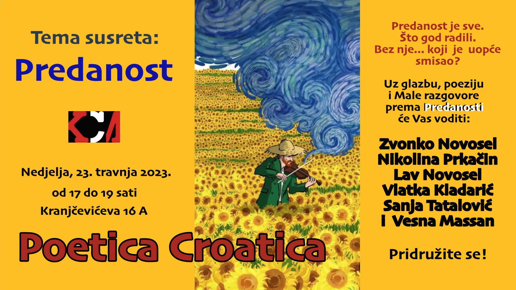Read more about the article Zvonko Novosel: Poetica Croatica