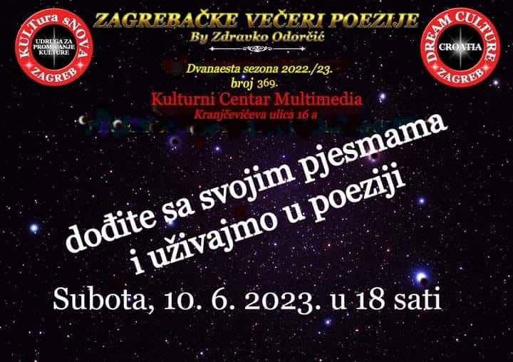 Read more about the article Zdravko Odorčić: Zagrebačke večeri poezije