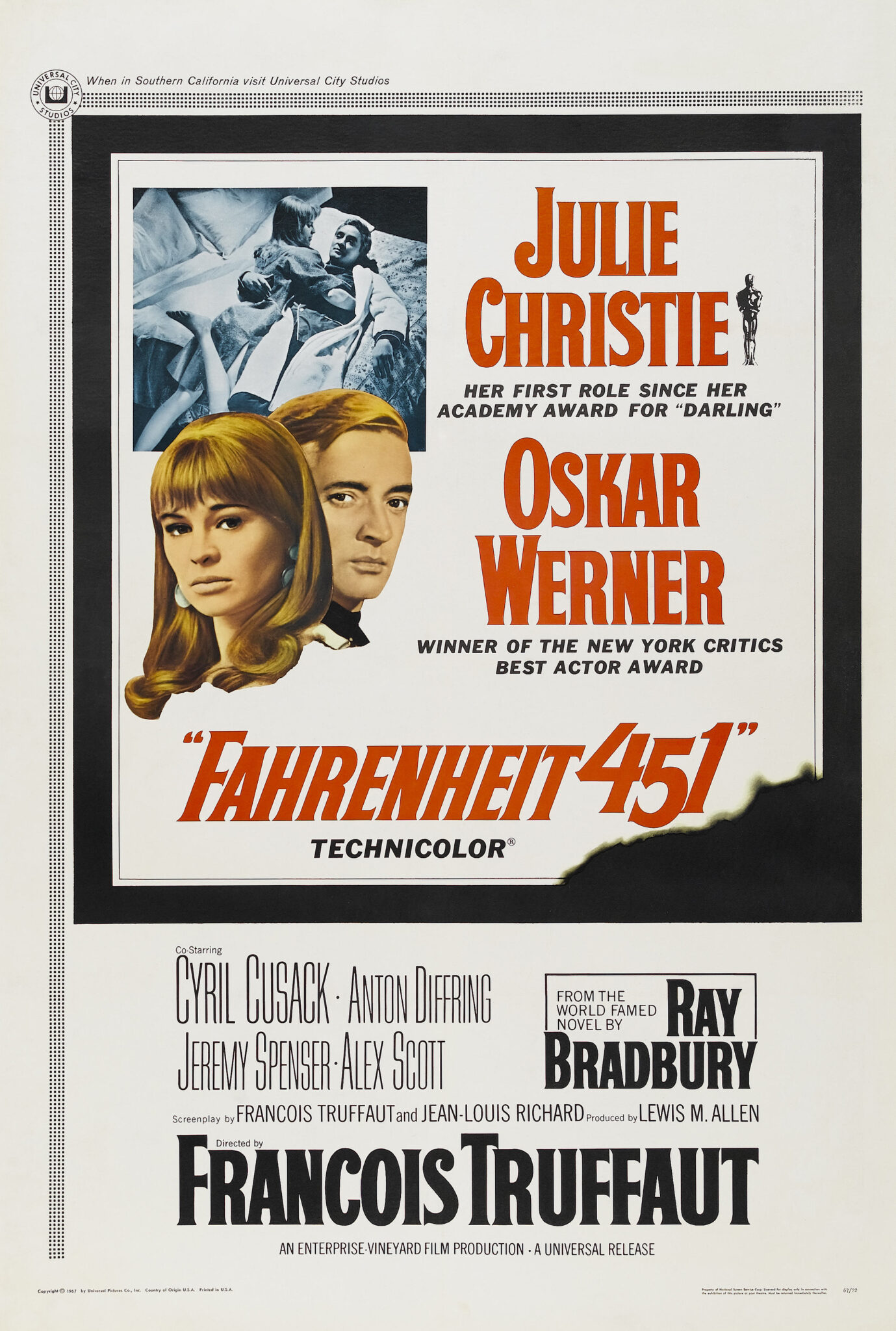You are currently viewing Godišnjica premijere filma Fahrenheit 451 Françoisa Truffauta