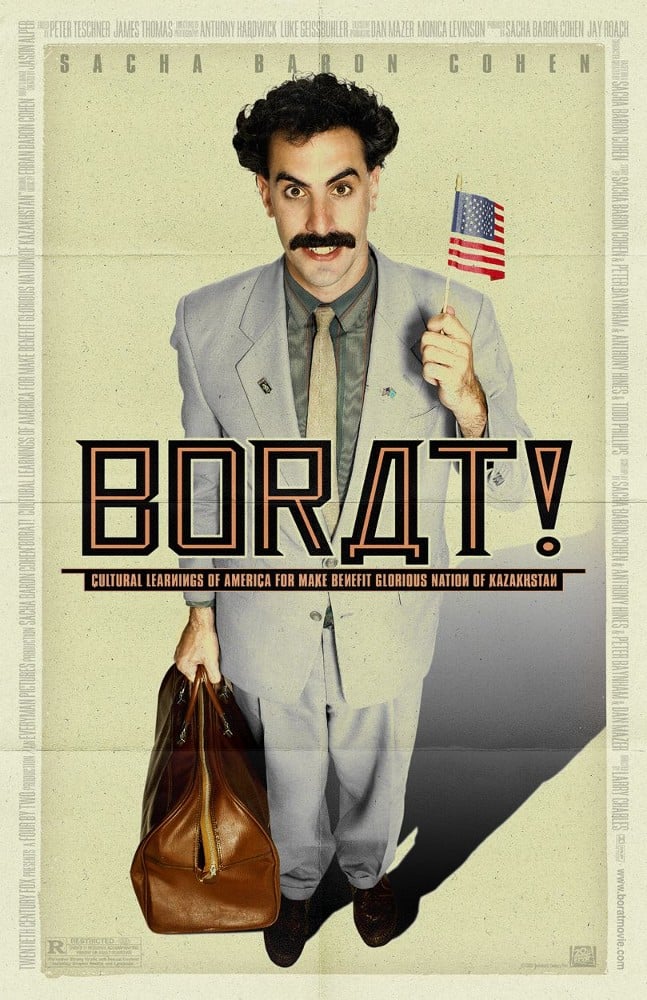 You are currently viewing Godišnjica premijere komedije Borat redatelja Larryja Charlesa