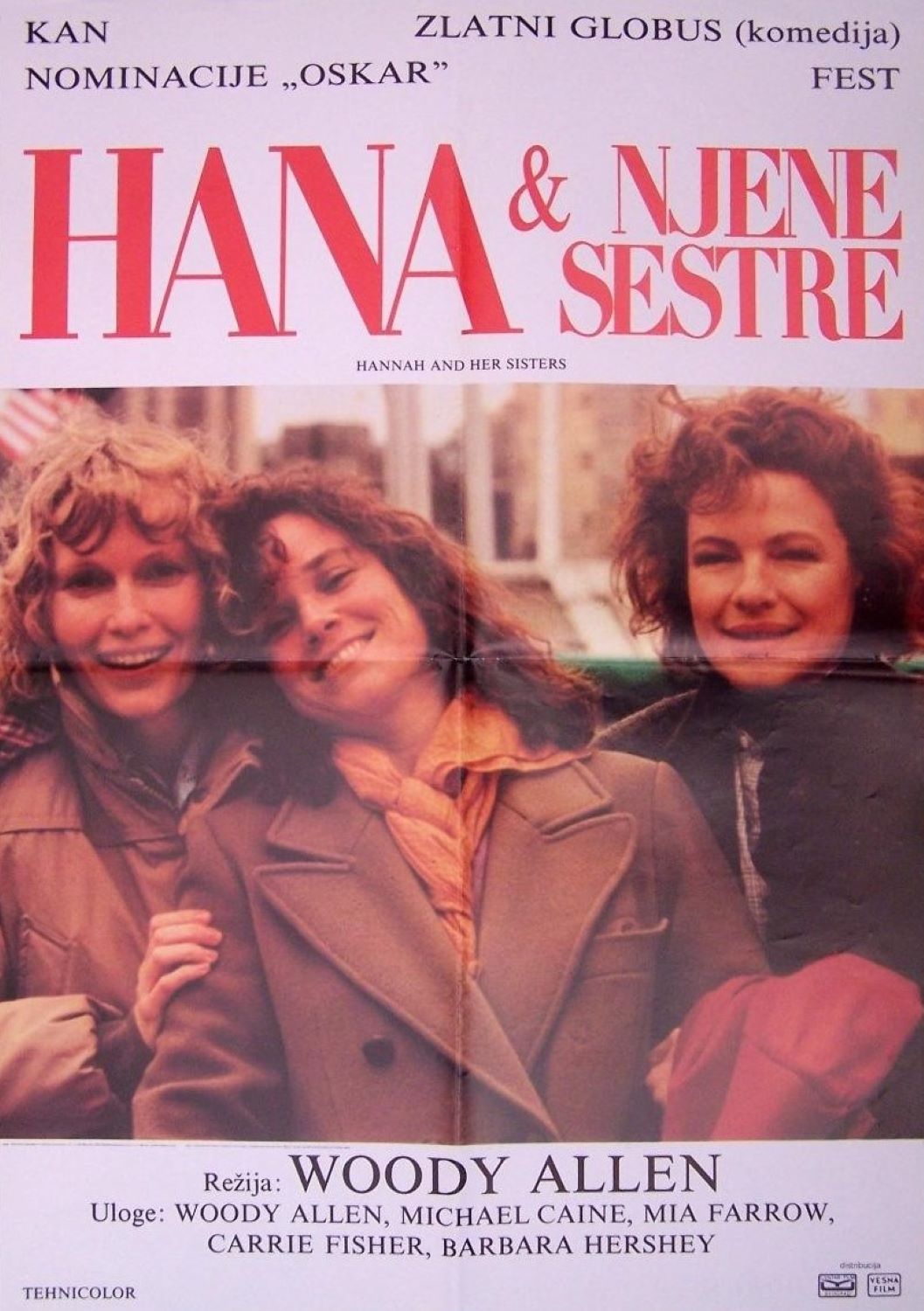 Read more about the article Godišnjica premijere filma Hannah i njezine sestre redatelja Woodyja Allena